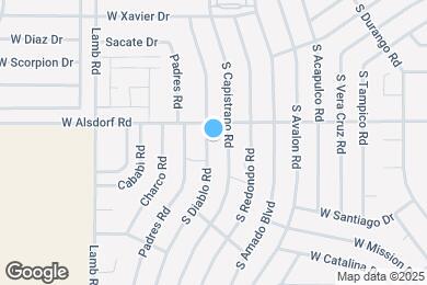 Map image of the property - 14555 S Diablo Rd