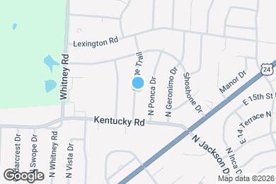 Map image of the property - 1417 Osage Trail