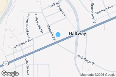 Map image of the property - 17604 Virginia Ave