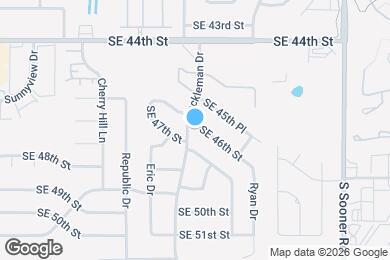 Map image of the property - 5104 SE 46th St