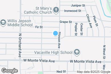 Map image of the property - 316 Deodara St