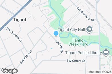 Map image of the property - 9301 SW Hill St