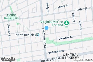 Map image of the property - 1707 Sacramento St