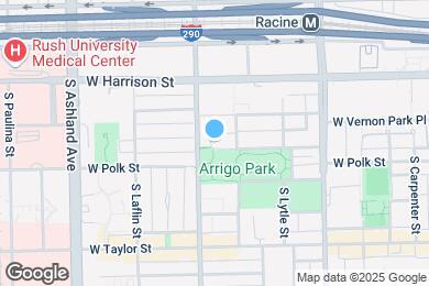 Map image of the property - 1320 W Lexington St