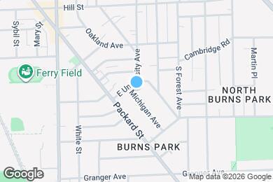 Map image of the property - 1009 Michigan Ave