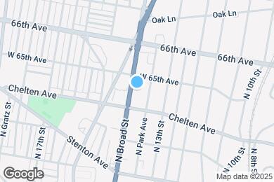 Map image of the property - 6443 N Broad St