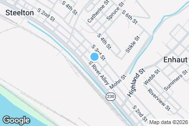 Map image of the property - 332 S 2nd St