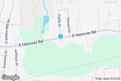 Map image of the property - 505 E Hanover Rd