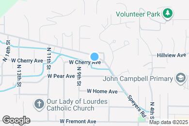 Map image of the property - 709 W Cherry Ave