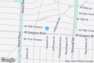 Map image of the property - 724 W Gregory Blvd