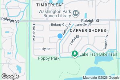 Map image of the property - 1343 Poppy Ave