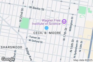 Map image of the property - 1903 Cecil B. Moore Ave