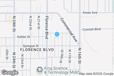 Map image of the property - 4125 N 19th St