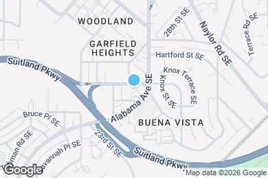 Map image of the property - 2429 Irving St SE