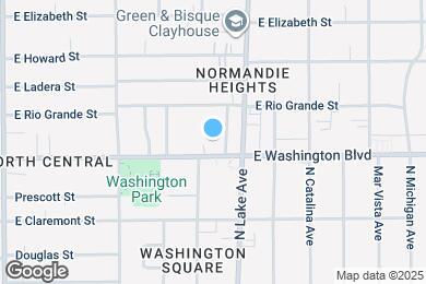 Map image of the property - 827 E Washington Blvd