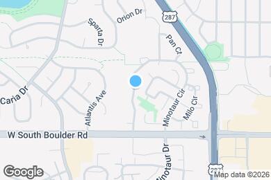 Map image of the property - 235 E South Boulder Rd