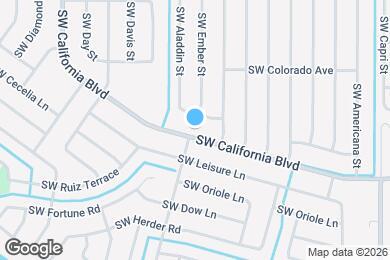 Map image of the property - 1497 SW California Blvd