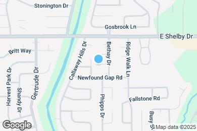 Map image of the property - 7701 Belmont Run Cove