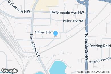 Map image of the property - 731 Berkeley Ave NW