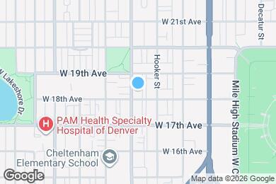 Map image of the property - 1810 Irving St