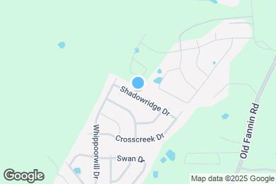 Map image of the property - 611 Shadowridge Dr