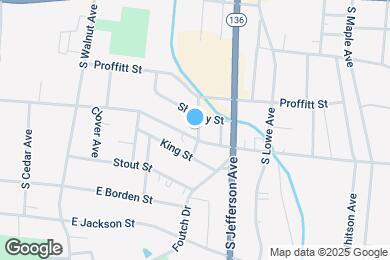 Map image of the property - 180 E Stevens St
