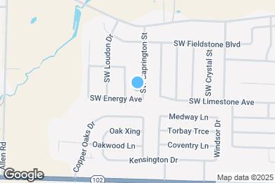 Map image of the property - 904 SW Caprington St
