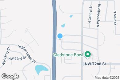 Map image of the property - 7300 N Pennsylvania Ave