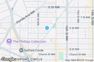 Map image of the property - 1728 New Hampshire Ave NW