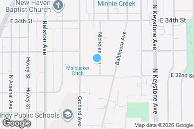 Map image of the property - 3236 Nicholas Ave