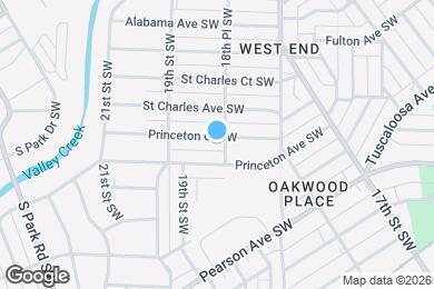 Map image of the property - 1853 Princeton Ct SW