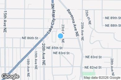 Map image of the property - 8523 23rd Ave NE
