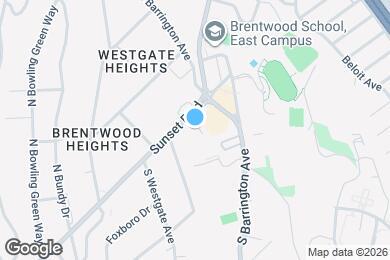 Map image of the property - 11740 W Sunset Blvd