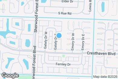 Map image of the property - 2638 Gately Dr E