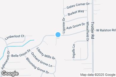 Map image of the property - 8533 Belle Union Ct