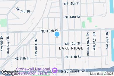 Map image of the property - 1222 NE 14th Ave