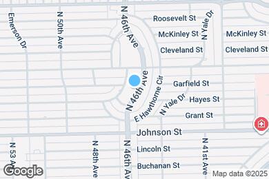 Map image of the property - 1124 N 46th Ave