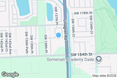 Map image of the property - 13750 SW 181st Terrace
