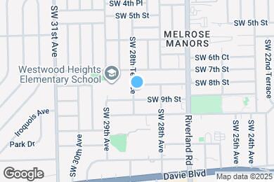 Map image of the property - 811 SW 28th Terrace