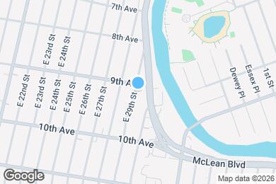 Map image of the property - 293 E 29th St