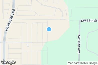 Map image of the property - 8661 SW 43rd Ter