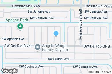 Map image of the property - 1751 SW Angelo St