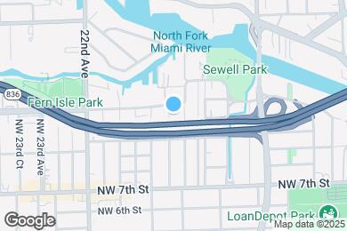 Map image of the property - 1011 NW 19th Ct