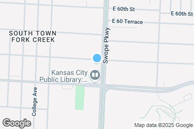 Map image of the property - 6208 Swope Pkwy