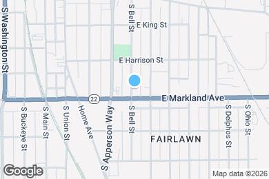 Map image of the property - 918 S Bell St