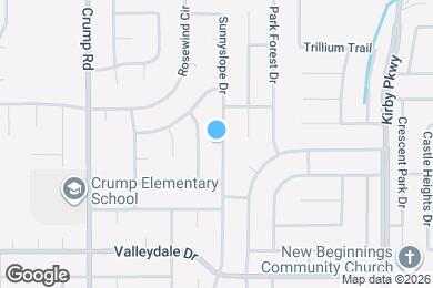 Map image of the property - 4335 Sunnyslope Dr