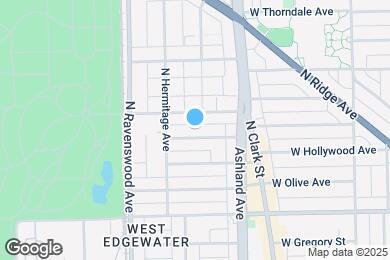 Map image of the property - 1648 W Edgewater Ave