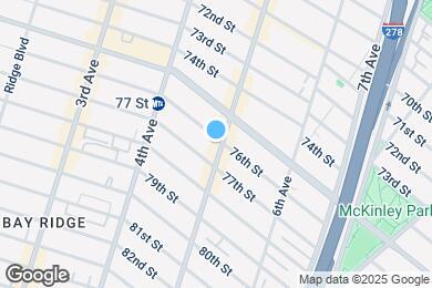 Map image of the property - 7604 5th Ave