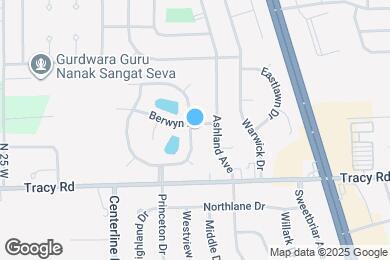 Map image of the property - 1102 Berwyn Rd