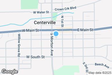 Map image of the property - 106 E Walnut St